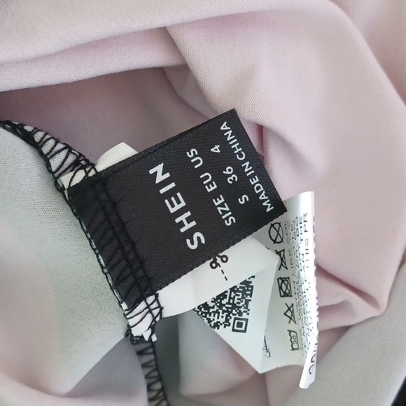 Shein One Shoulder Color block Bodycon dress, S (4), Neon - Picture 6 of 8